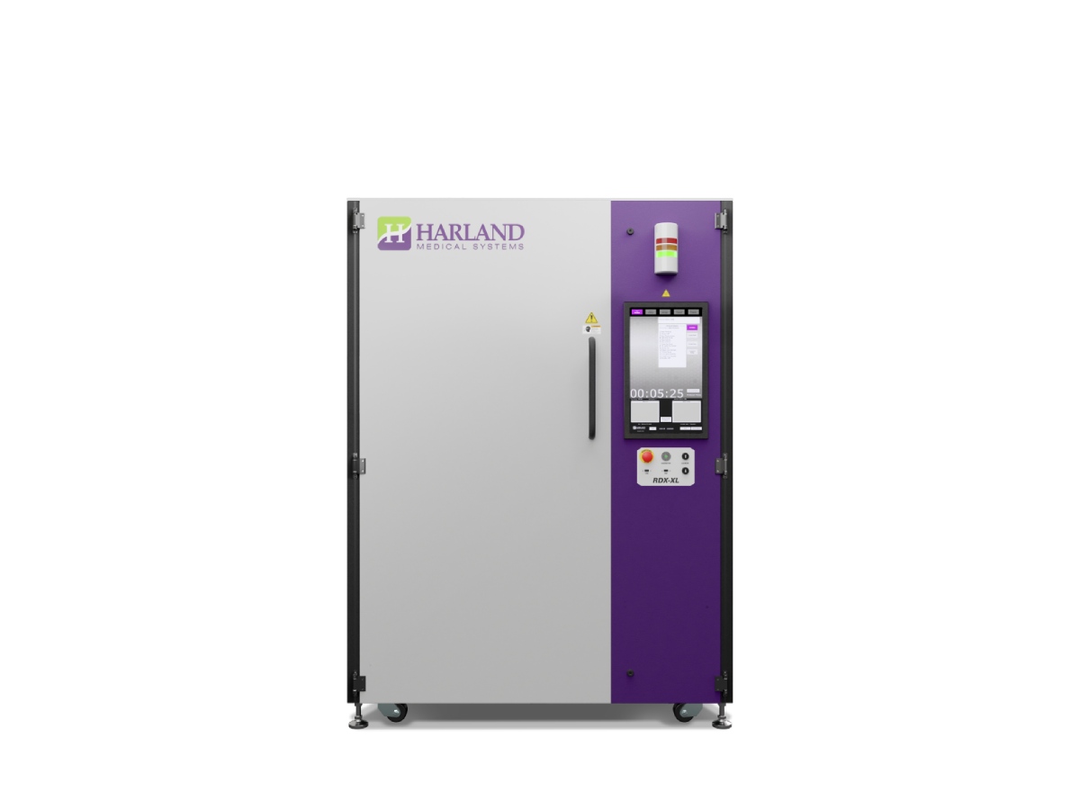 RDX-XL 100 coating machine for automated dip coating of medical devices, straight-on view