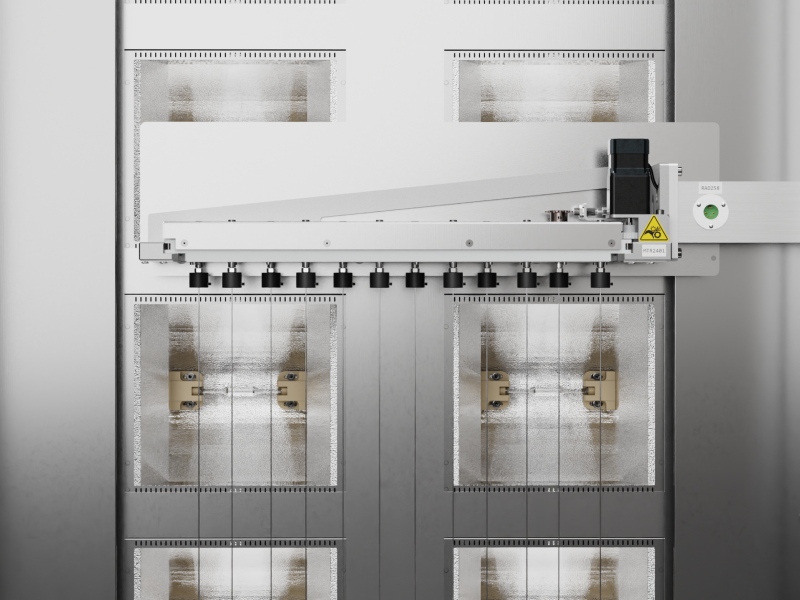 Removeable cassette carrier arm for medical devices